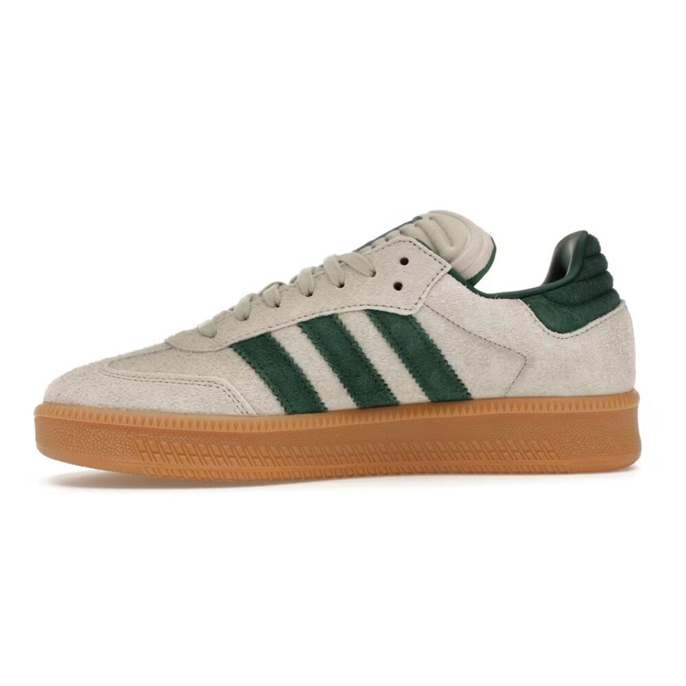 adidas Samba XLG Putty Grey Collegiate Green‎ Platform Sneaker Men 8.5 Women 9.5 - Picture 2 of 5